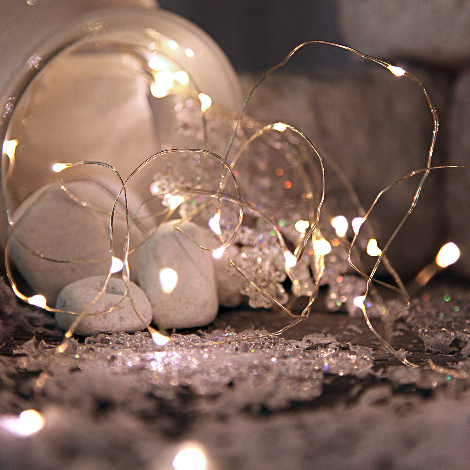 LED Drahtlichterkette Lichtbündel 5 Stränge Drähte Deko Timer Batterie für Innen LED Drahtlichterkette Lichtbündel 5 Stränge Drähte Deko Timer Batterie für Innen