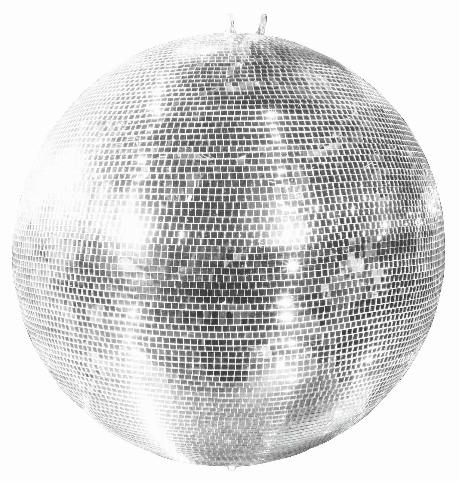 Spiegelkugel 100cm silber chrom- Diskokugel (Discokugel) Party Lichteffekt - Echtglas - mirrorball safety silver chrome color