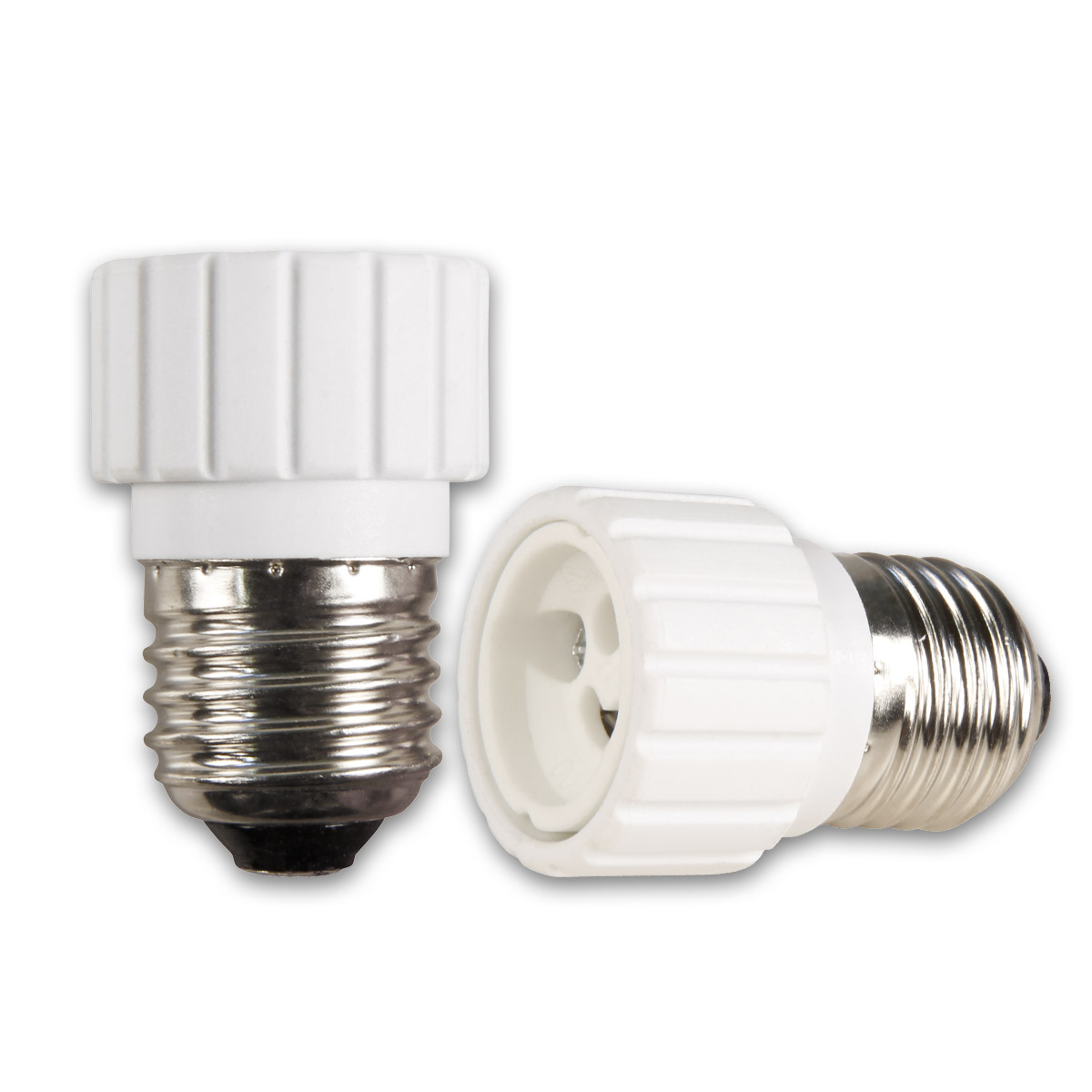 Lampensockel Adapter für Leuchtmittel - Porzellan - max 100W - E27 auf GU10 Lampensockel Adapter für Leuchtmittel - Porzellan - max 100W - E27 auf GU10