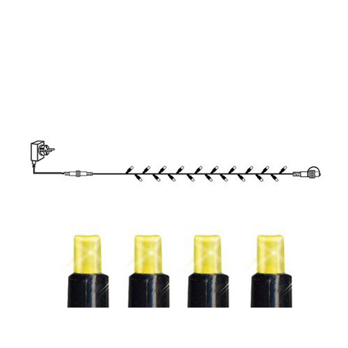 System 24 | Lichterkette Starter Set 10m| koppelbar | 98 warmweiße LEDs | inkl. Trafo System 24 | Lichterkette Starter Set 10m| koppelbar | 98 warmweiße LEDs | inkl. Trafo