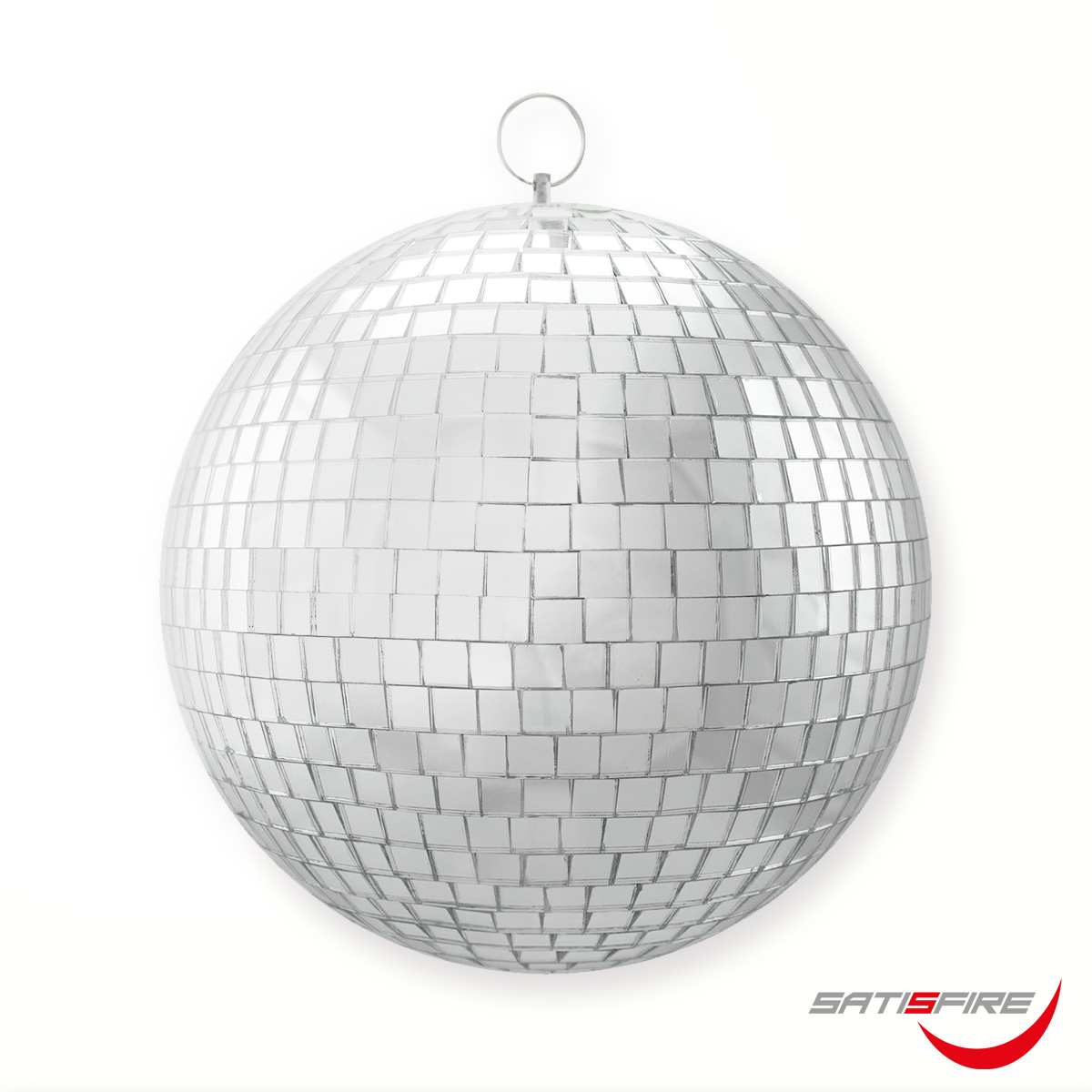 Spiegelkugel 20cm silber- Diskokugel (Discokugel) zur Dekoration und Party- Echtglas - mirrorball silver chrome