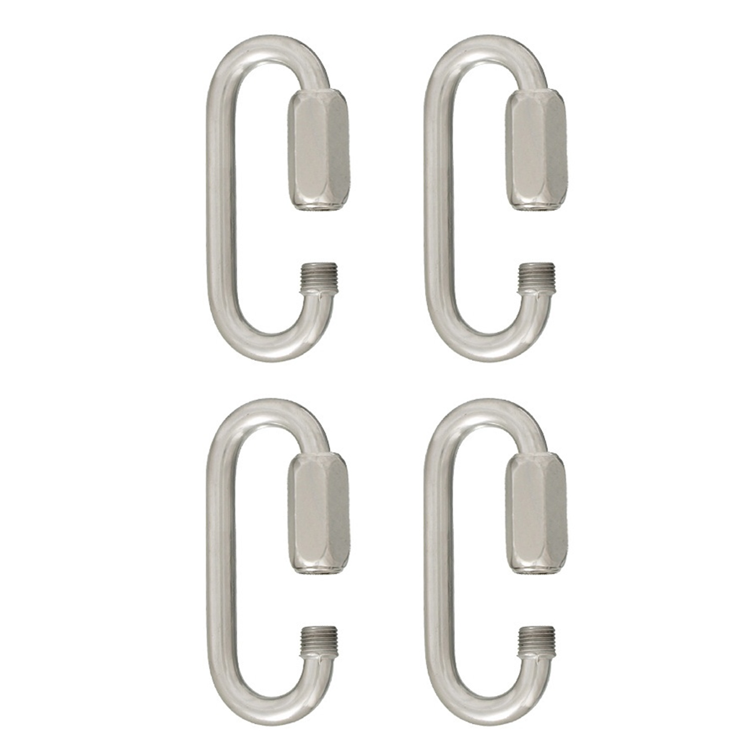 4 x Kettenglied Schnellverschluss 5mm 39x13mm 1,2To, verzinkt 4 x Kettenglied Schnellverschluss 5mm 39x13mm 1,2To, verzinkt