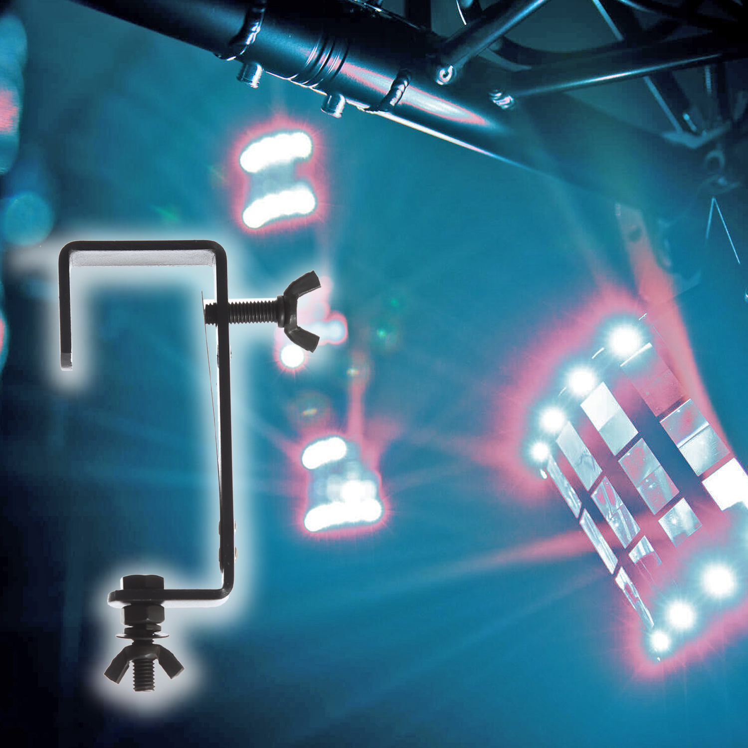 Theaterhaken 50kg Set CC-50 schwarz (5 Stück) - Montagehaken mit Schutzlippe - bis 50kg | DELTATRUSS Theaterhaken 50kg Set CC-50 schwarz (5 Stück) - Montagehaken mit Schutzlippe - bis 50kg | DELTATRUSS