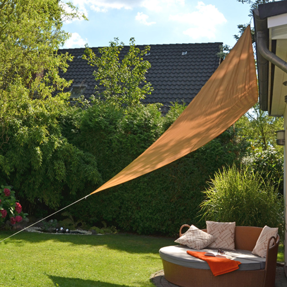 Sonnesegel 3,6x3,6x3,6m Dreieck - beige - 90% UV Schutz - wasserfest Sonnesegel 3,6x3,6x3,6m Dreieck - beige - 90% UV Schutz - wasserfest