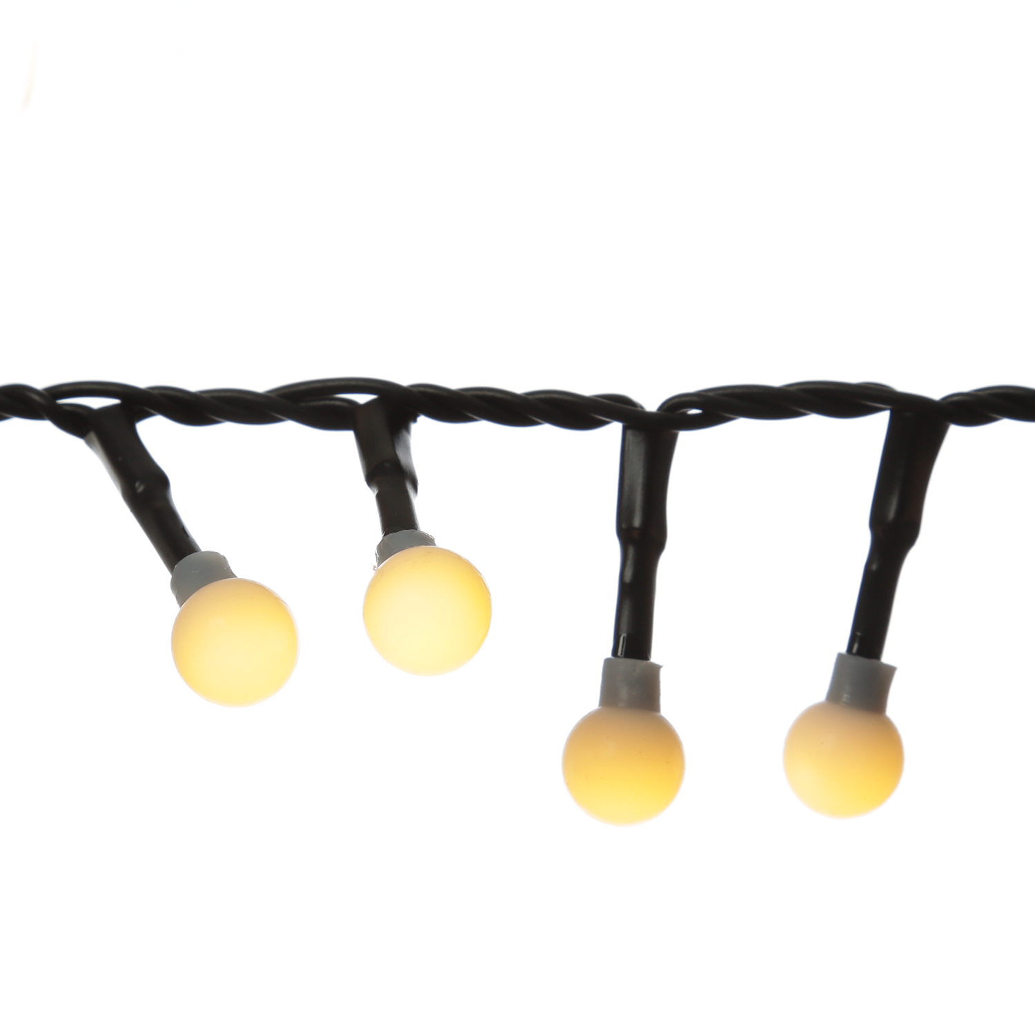 LED Lichterkette BERRY TWINKLE - 500 warmweiße opale Kugeln - 8 Funktionen - L: 11m - für Außen LED Lichterkette BERRY TWINKLE - 500 warmweiße opale Kugeln - 8 Funktionen - L: 11m - für Außen