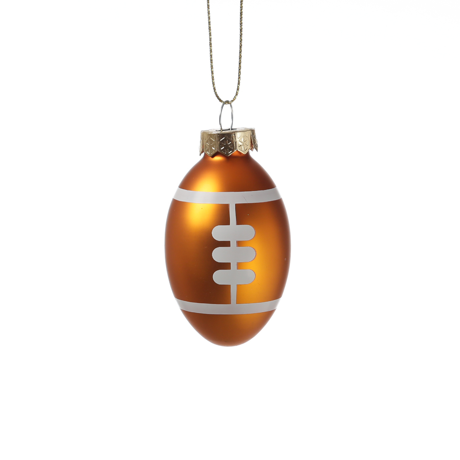 Weihnachtsbaumschmuck Football/Rugby - Christbaumschmuck - Glas - D: 3,8cm - orange Weihnachtsbaumschmuck Football/Rugby - Christbaumschmuck - Glas - D: 3,8cm - orange