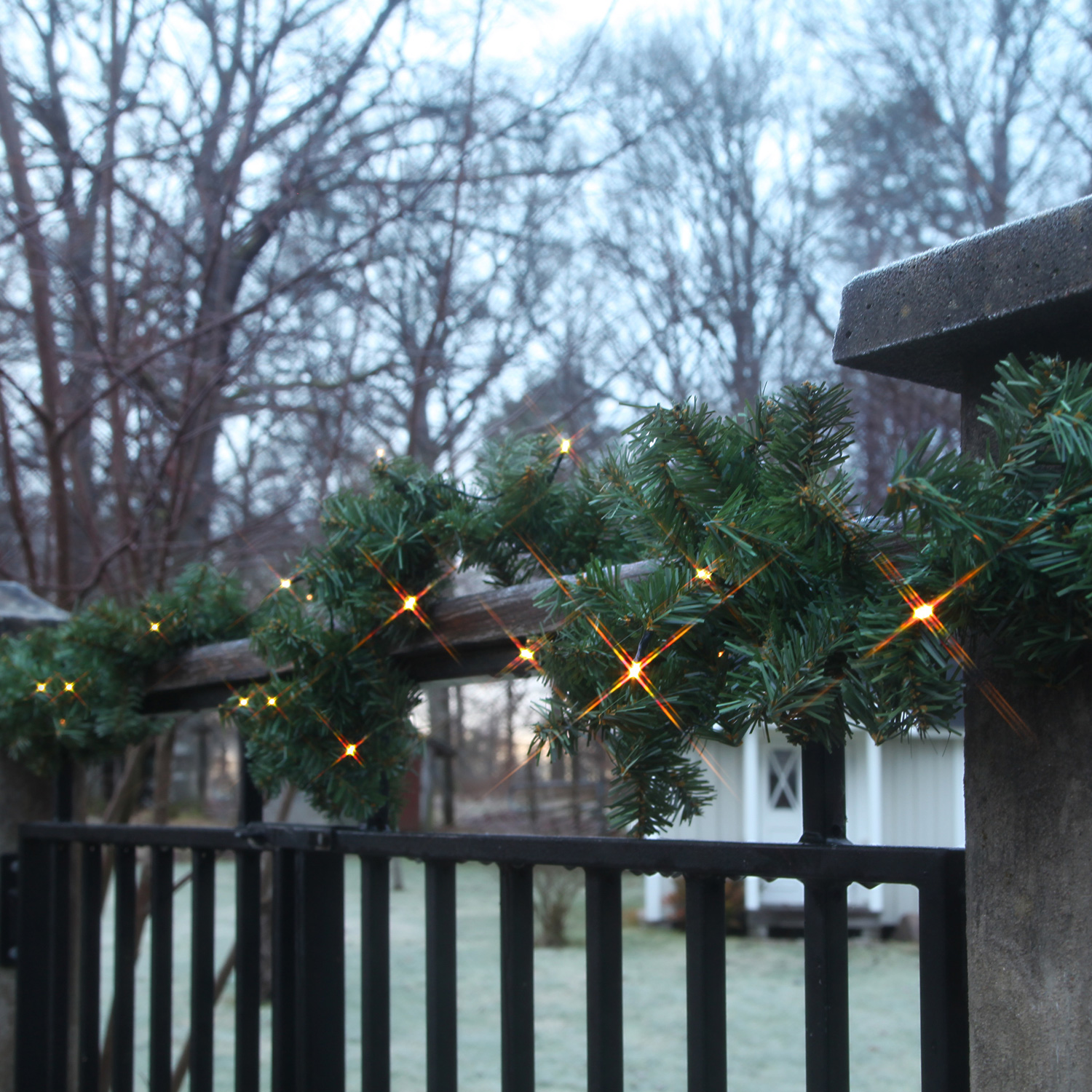 LED Tannengirlande Weihnachtsgirlande beleuchtet 30LED Batterie Timer 2,50m grün LED Tannengirlande Weihnachtsgirlande beleuchtet 30LED Batterie Timer 2,50m grün