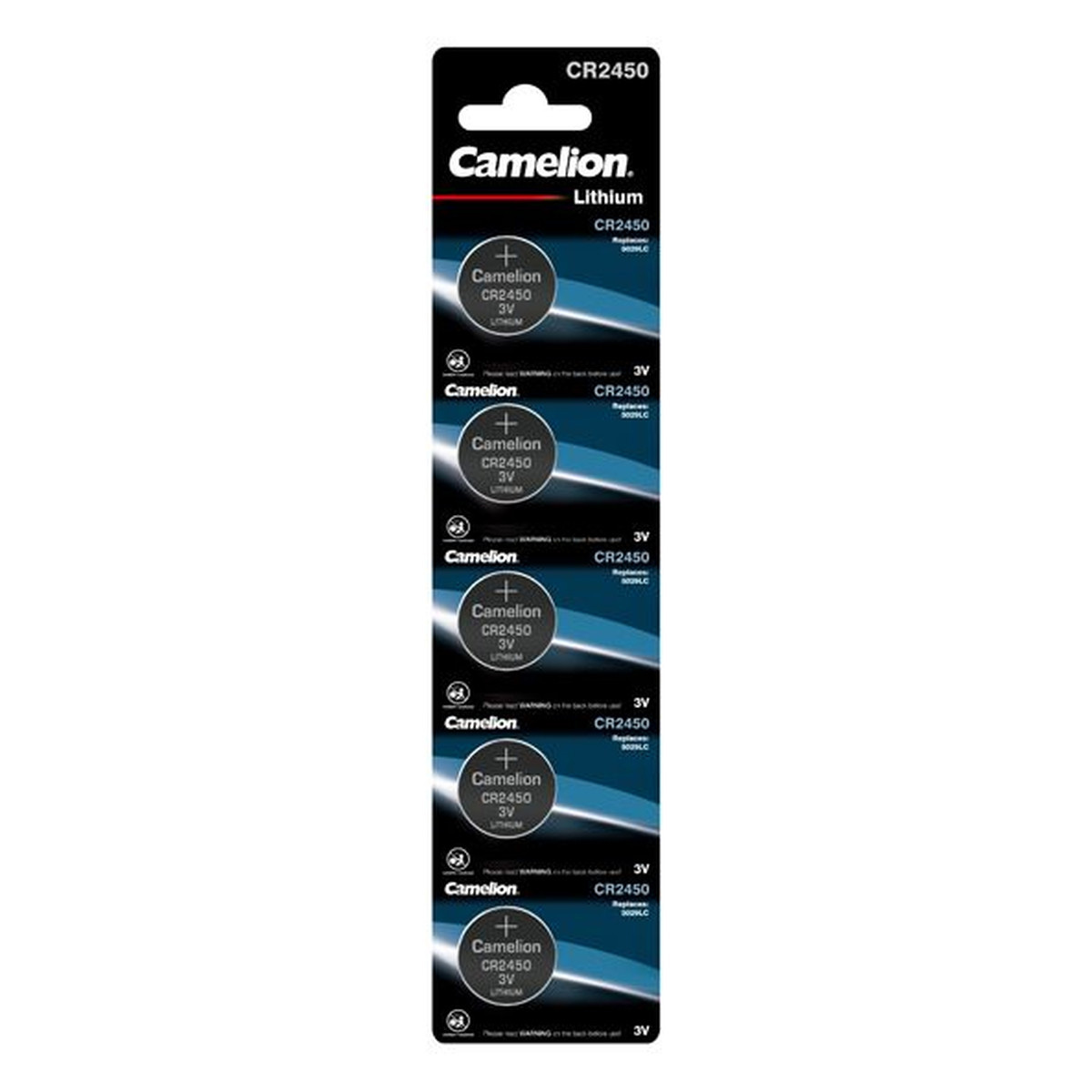 5er Set Batterien - Knopfzelle CR2450 - 3V - LITHIUM 5er Set Batterien - Knopfzelle CR2450 - 3V - LITHIUM