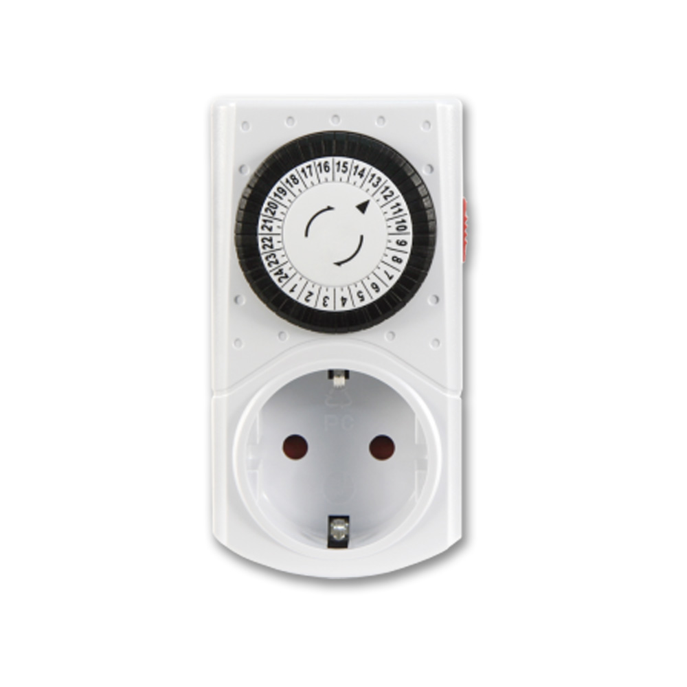 Mechanische Tages Zeitschaltuhr (24h, 30min Abstände, max 3680W)