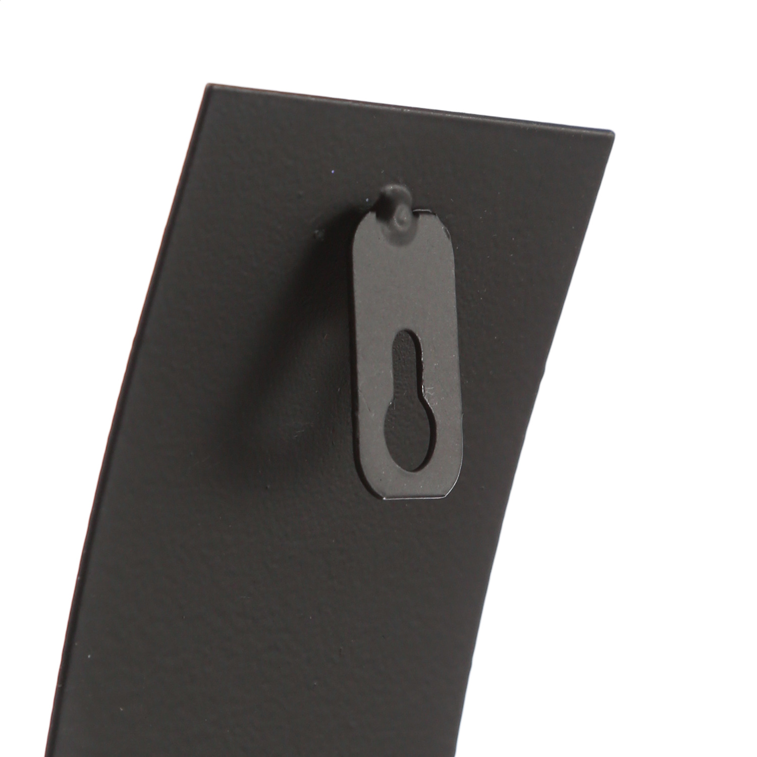 Wandkerzenhalter WAVE - mit Glasteelichthalter - Metall - H: 35cm -  schwarz - 2er Set Wandkerzenhalter WAVE - mit Glasteelichthalter - Metall - H: 35cm -  schwarz - 2er Set