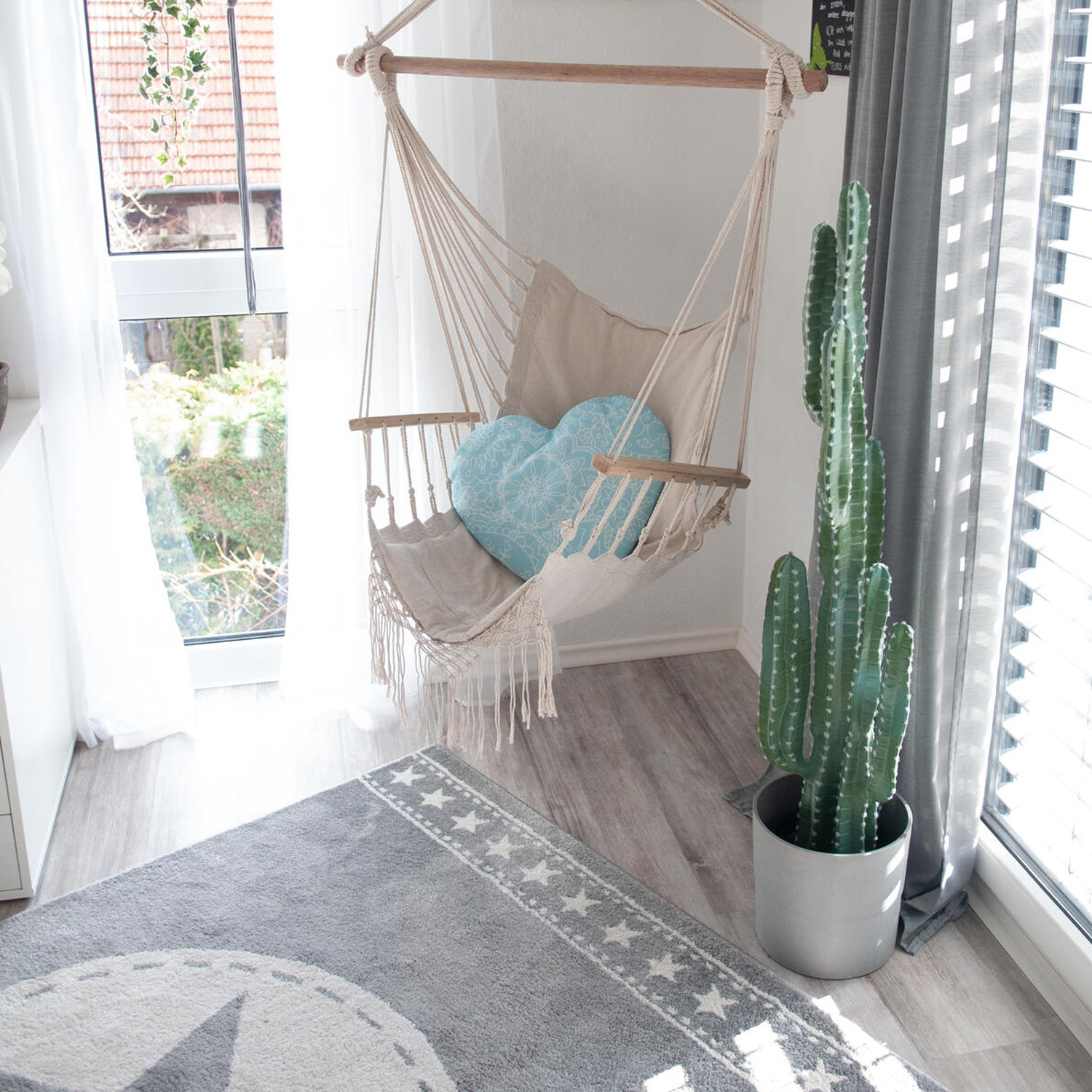 Mexikanischer Kaktus Kunstpflanze grün 123cm