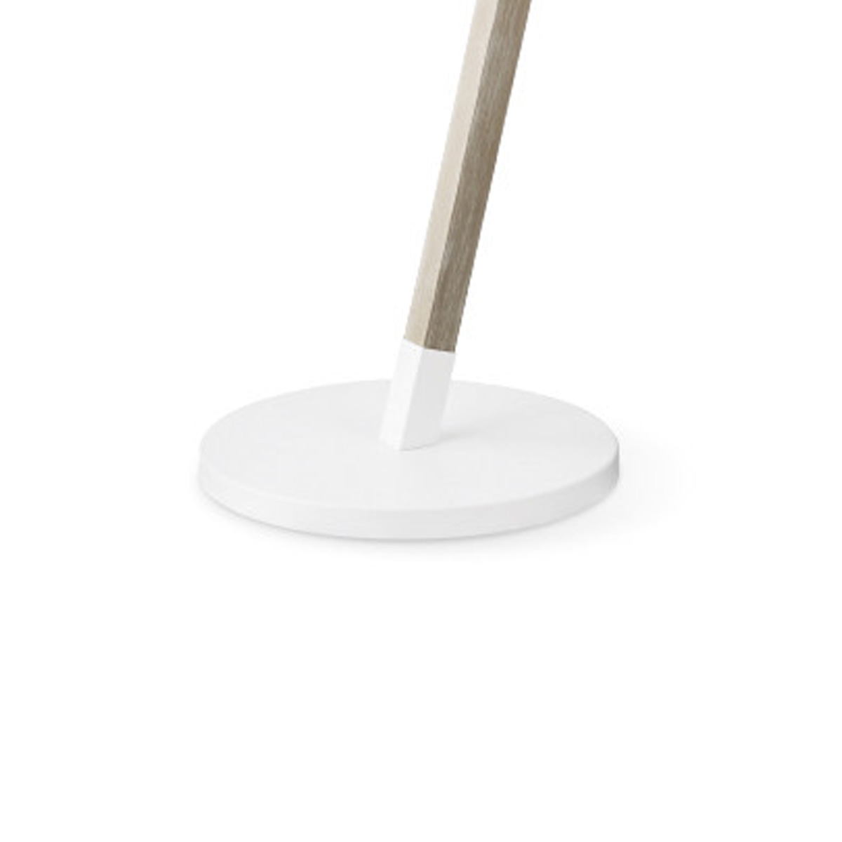 Bodenlampe PETTO - 175cm - schlichtes skandinavisches Design - E27 Fassung - Holz + Weiß