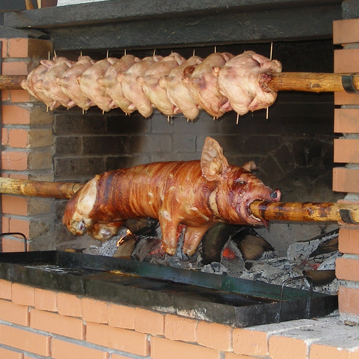 Soßen- und Marinaden-MOP mit Holzgriff - 43cm - saugstarker Baumwollkopf
