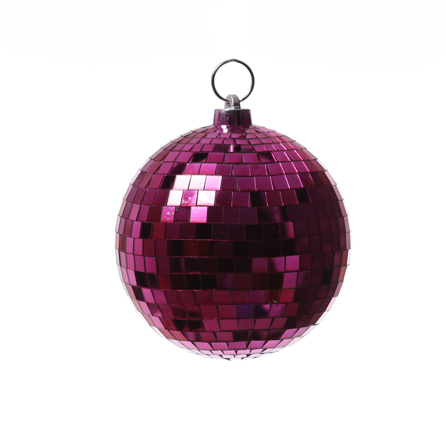Spiegelkugel 15cm - Discokugel - Echtglas - 10x10mm Spiegel - pink Spiegelkugel 15cm - Discokugel - Echtglas - 10x10mm Spiegel - pink