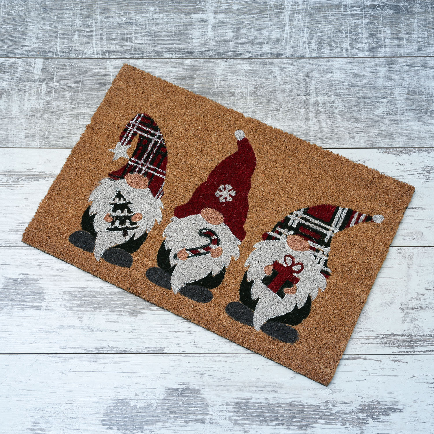 Fußmatte Wichtel - Schmutzfangmatte - Kokosfaser - L: 60cm - B: 40cm - für Innen/Außen