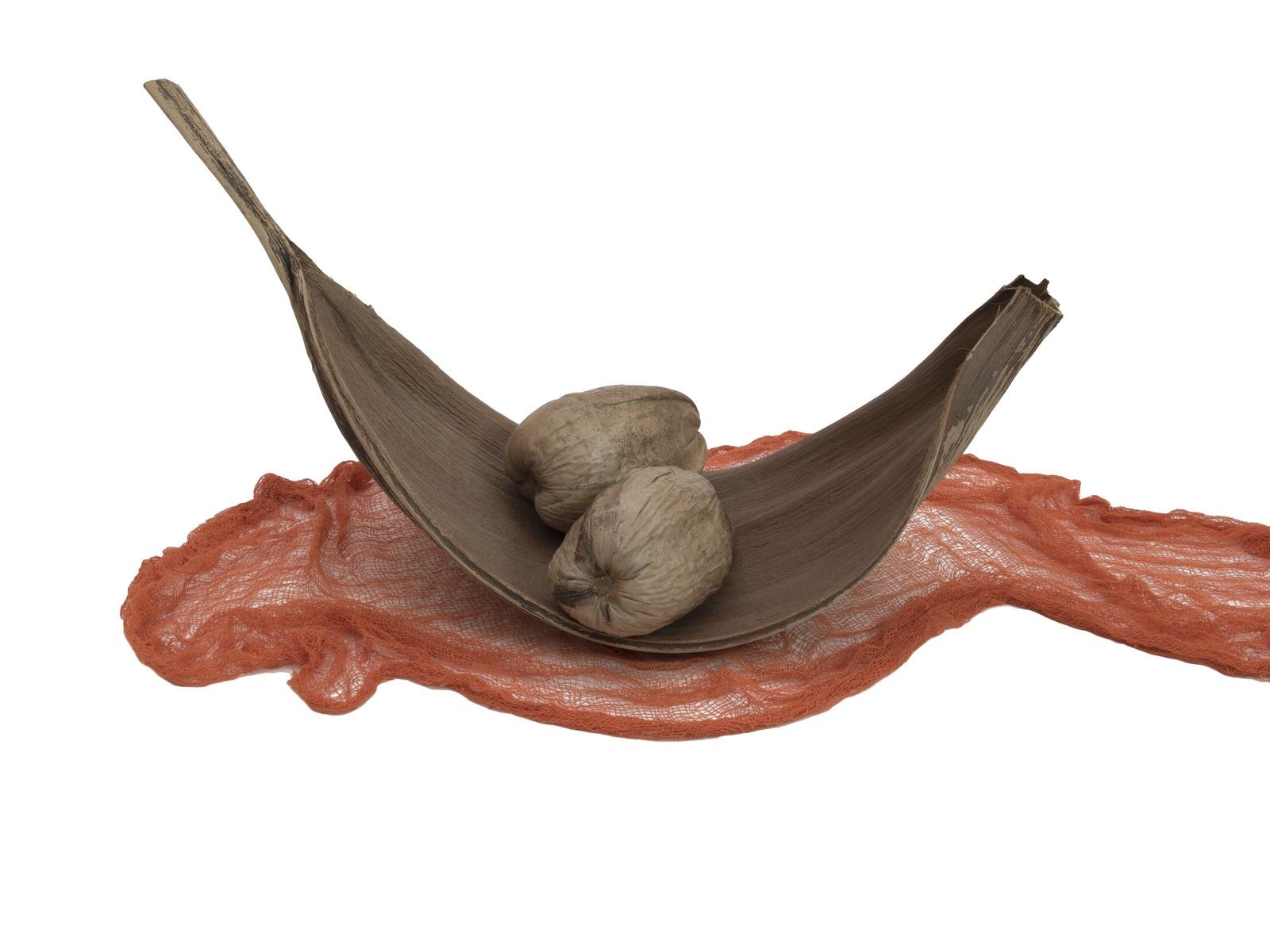 Dekogewebe, grobmaschig, orange, 76x500cm - Ideale Grunddeko - Baumwolle