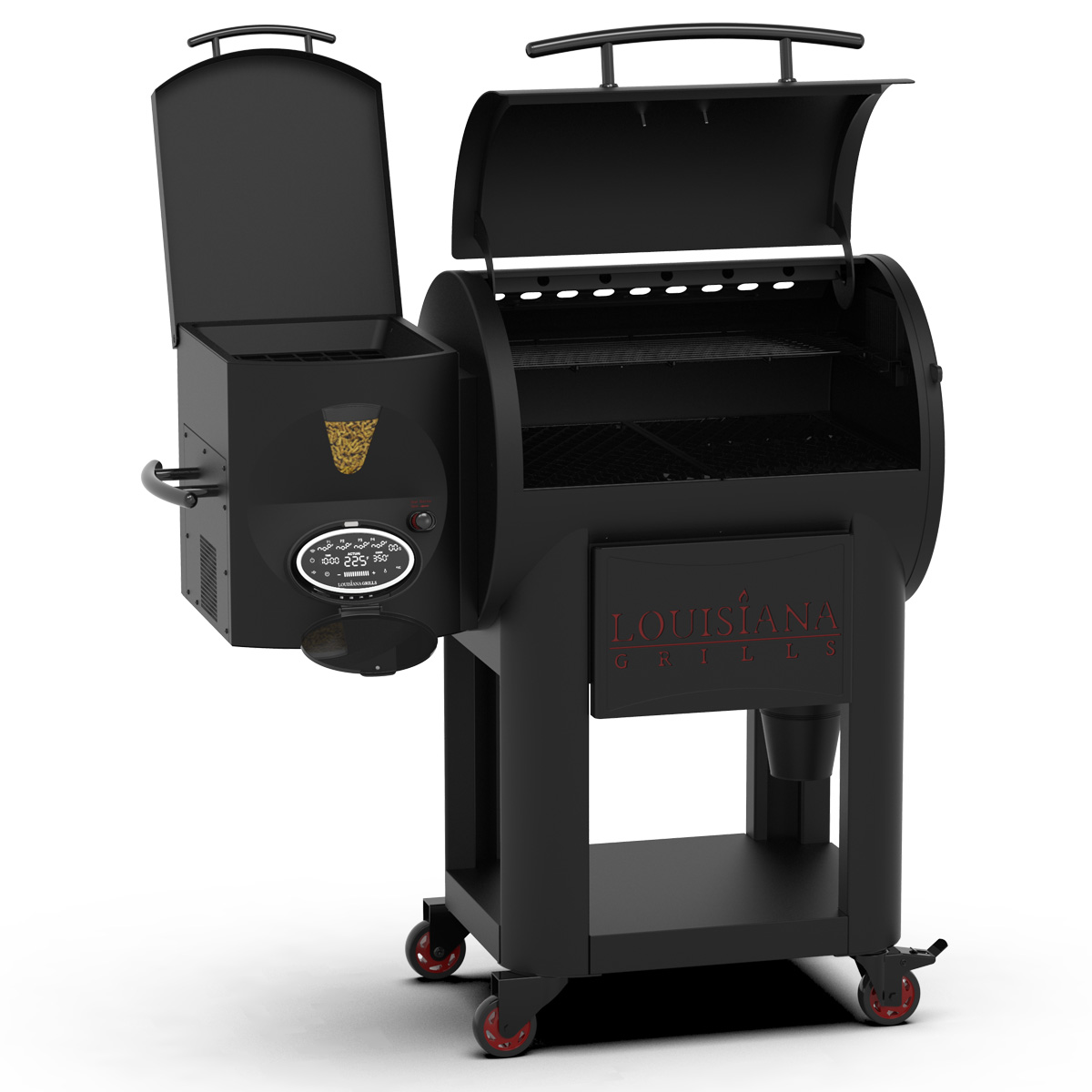 LOUISIANA Grills - LG 800 FP BLACK LABEL Pellet Grill - Smoker mit WiFi Control