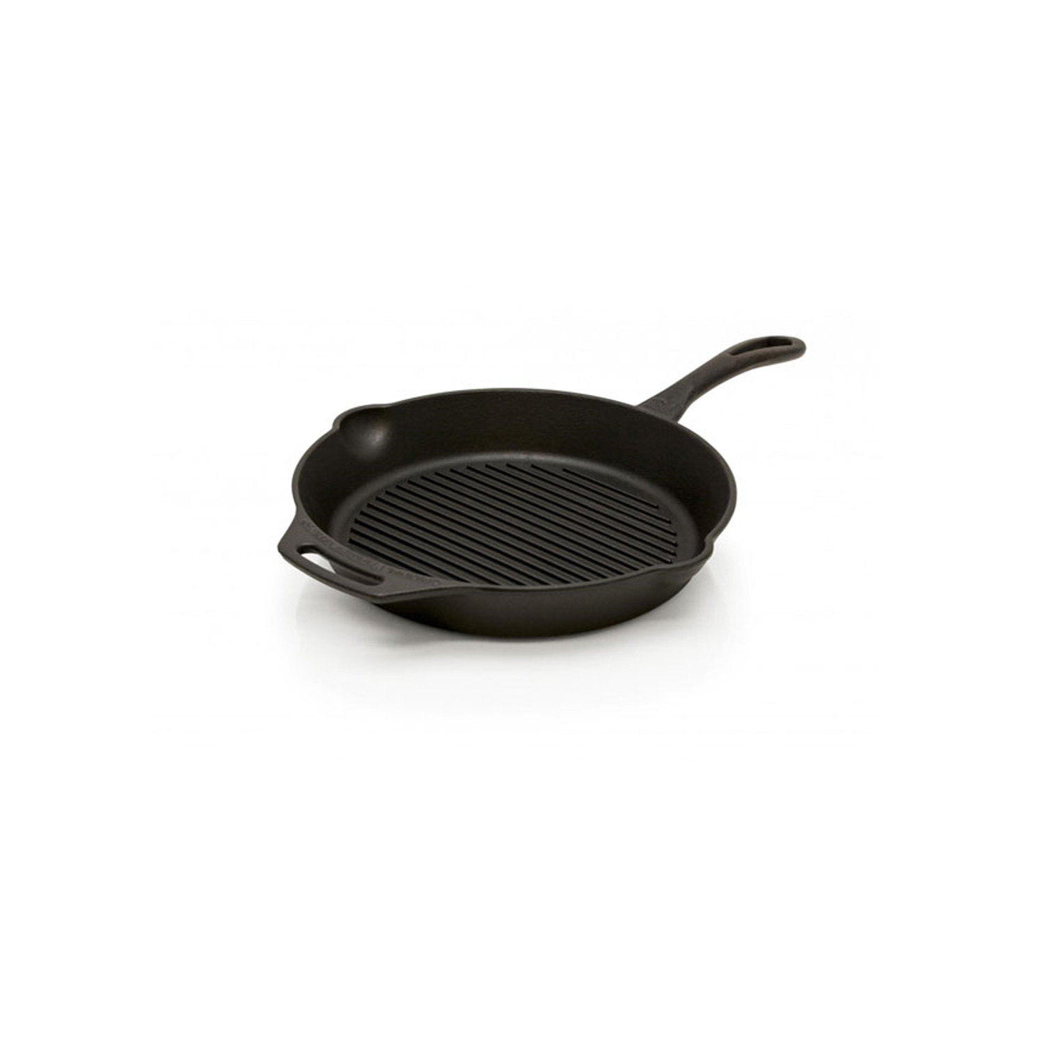 Petromax Grill &amp; Feuerpfanne gp30-t - mit Stiel - D: 30cm - Gusspfanne geriffelt - 2,5l