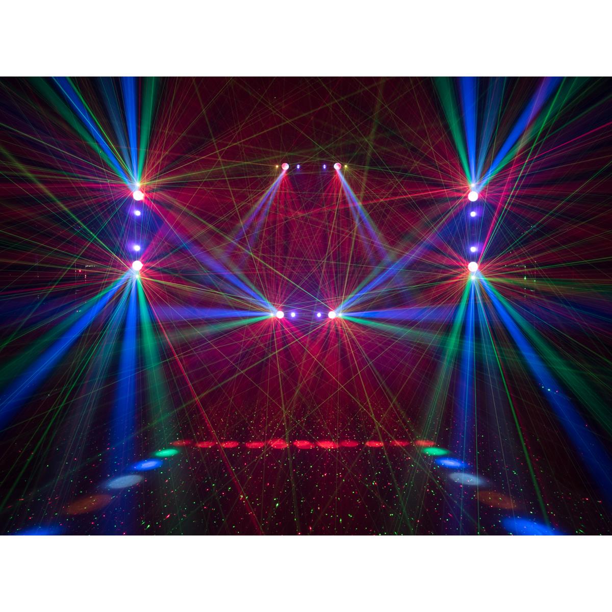 LED Multi FX Laser Bar - Die komplette Lichtshow für Deine Party LED Multi FX Laser Bar - Die komplette Lichtshow für Deine Party