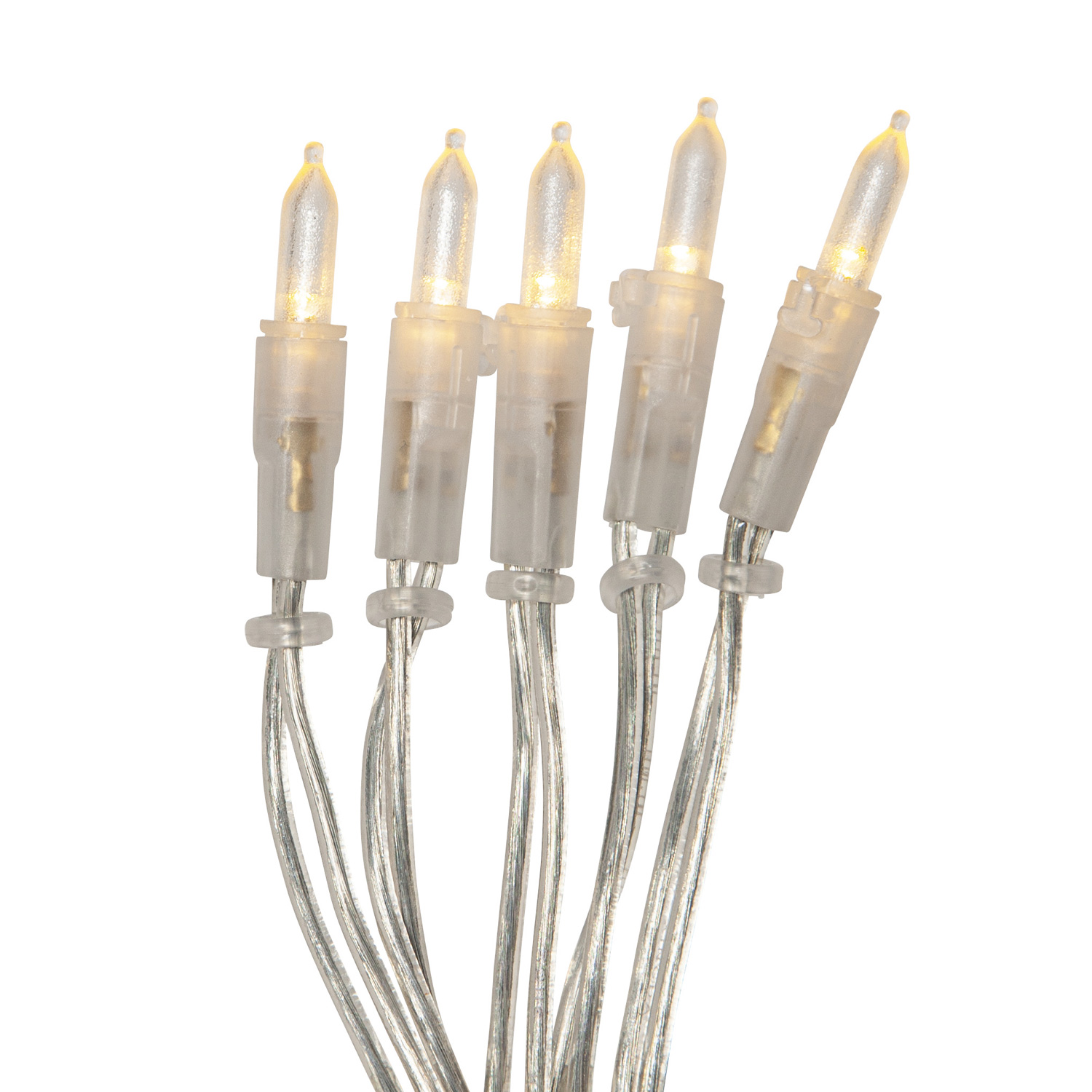 LED Lichterkette Pisello - Weihnachtslichterkette - 35 warmweiße LED - L: 5,1m - für Innen
