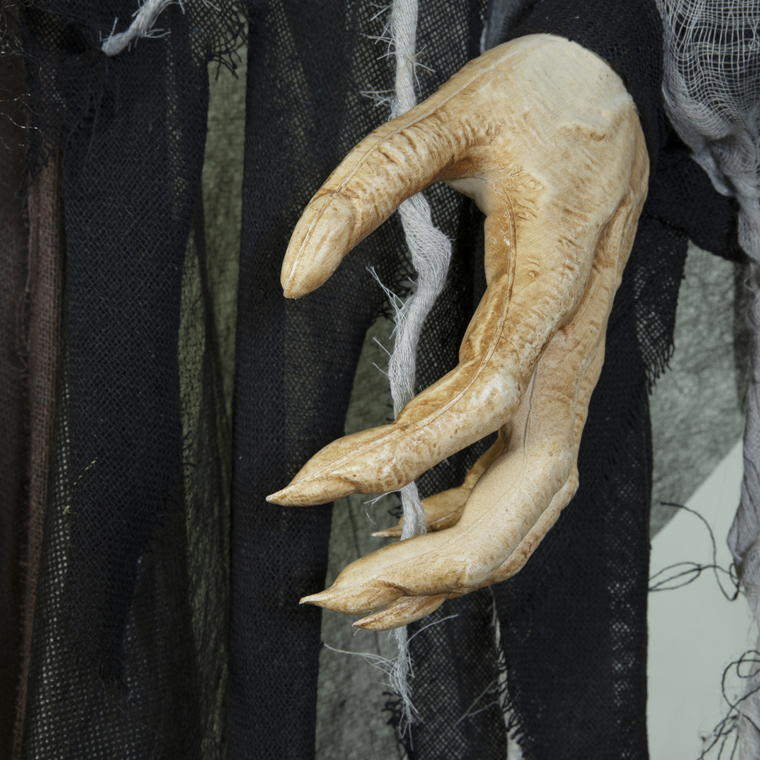 Halloween Figur Hexe NAHEMA, 160cm - animiert mit Bewegung, Licht und Sound