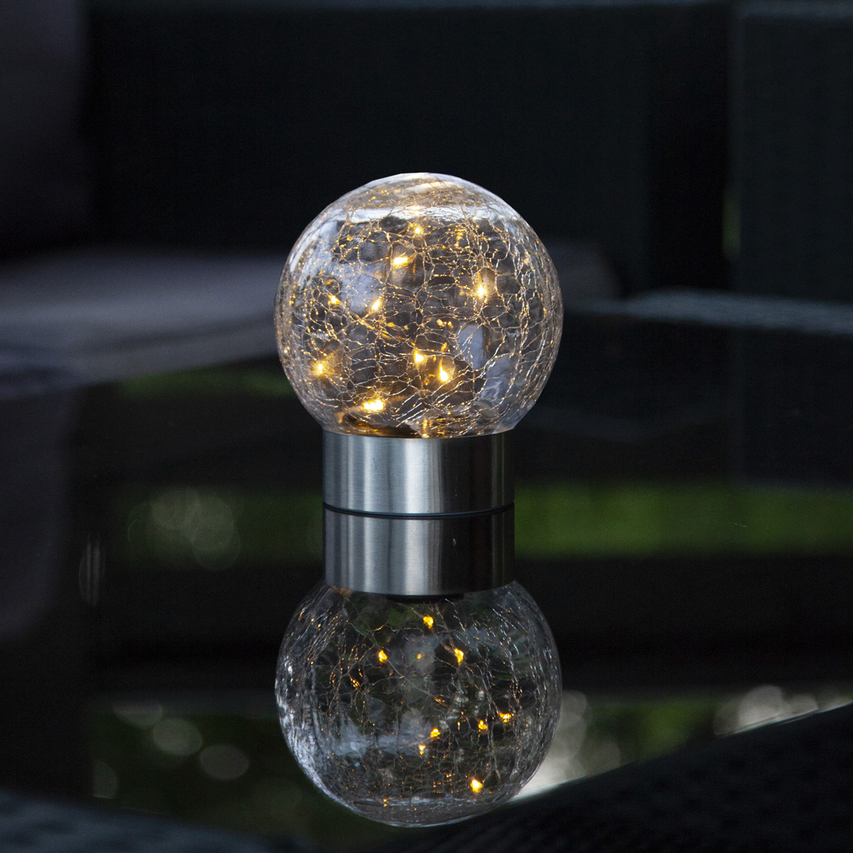 LED Solar Dekoleuchte 3in1 Glory - 10 warmweise LED - H: 35cm - Dämmerungssensor LED Solar Dekoleuchte 3in1 Glory - 10 warmweise LED - H: 35cm - Dämmerungssensor