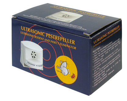 Ungeziefervertreiber Ultraschall - Wühltiere, Nagetiere, Schaben