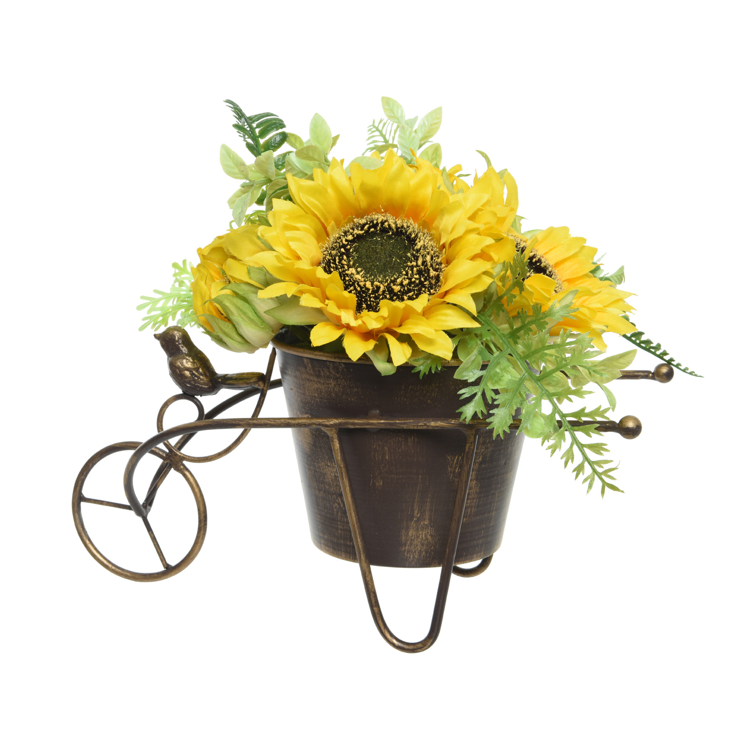 Sonnenblumen im Topf - Kunstblumen - Dekoblumen - H: 23cm - gelb Sonnenblumen im Topf - Kunstblumen - Dekoblumen - H: 23cm - gelb