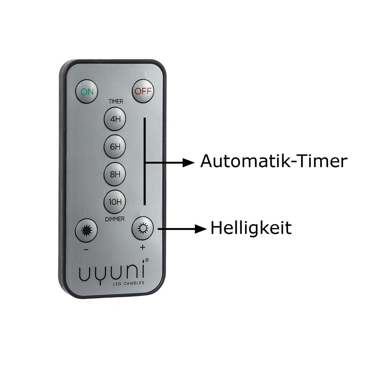 LED Maxi Teelichter - 4 wiederaufladbare LED Teelichter mit Ladestation/Fernb. - Timer - für Außen