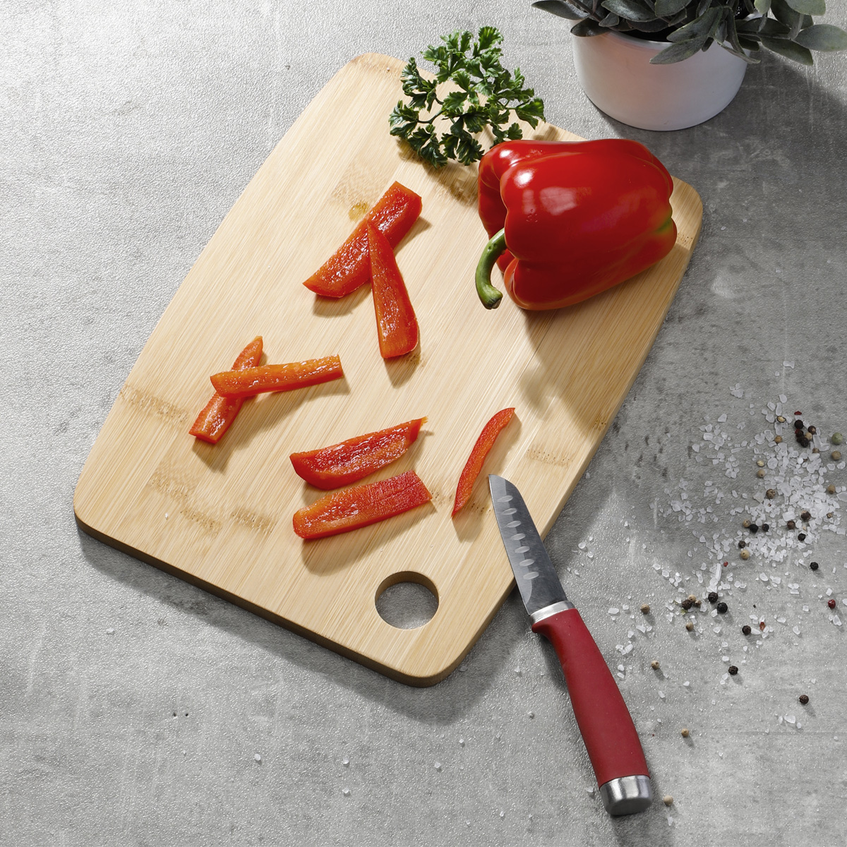 Schneidebrett / Vesperbrett - Bambus - geölt - 30,5 x 22 x 1,2cm Schneidebrett / Vesperbrett - Bambus - geölt - 30,5 x 22 x 1,2cm