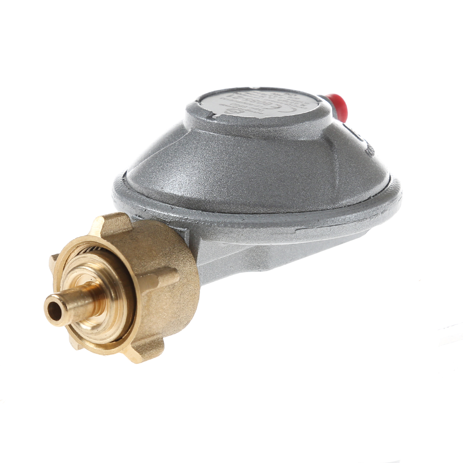 Gasregler Niederdruck 30mbar - 0,8kg/h - Kleinflaschenanschluss x 1/4" links - einstufig - FAHRZEUG
