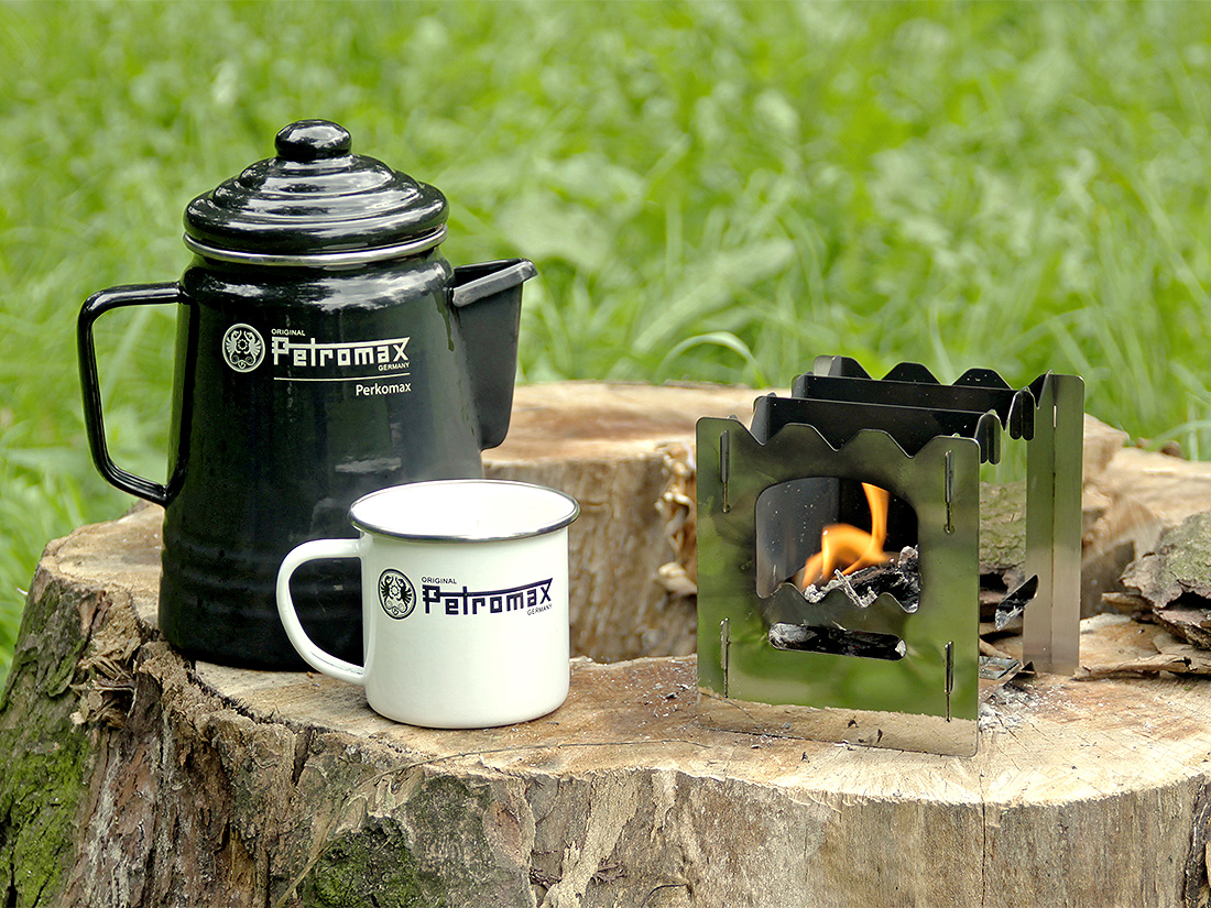 Petromax Hobo-Kocher bk1 - Edelstahl zum Stecken - idealer Kocher für Unterwegs