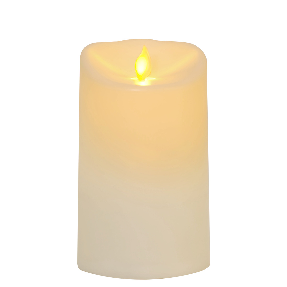 LED Stumpenkerze "M-Twinkle" - mechanisch bewegte Flamme - H: 15cm - Batteriebetrieb - Timer LED Stumpenkerze "M-Twinkle" - mechanisch bewegte Flamme - H: 15cm - Batteriebetrieb - Timer