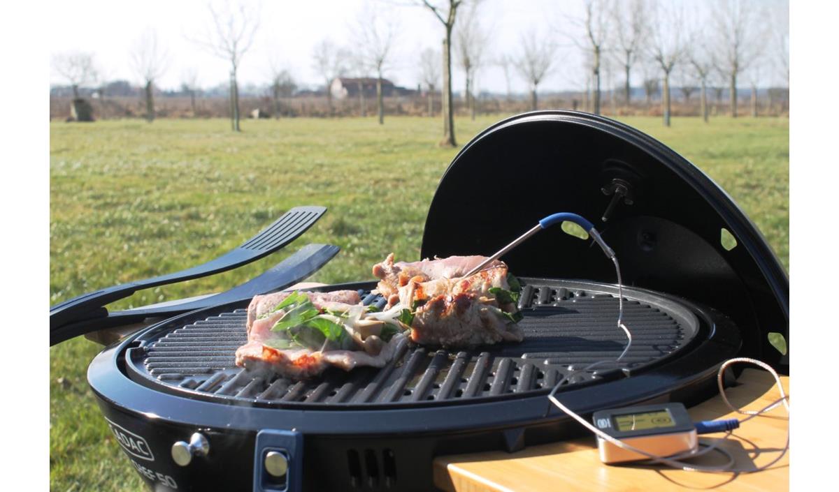 Cadac Bluetooth Grill-Thermometer - magnetisch - LED Display - iOS & Android kompatibel