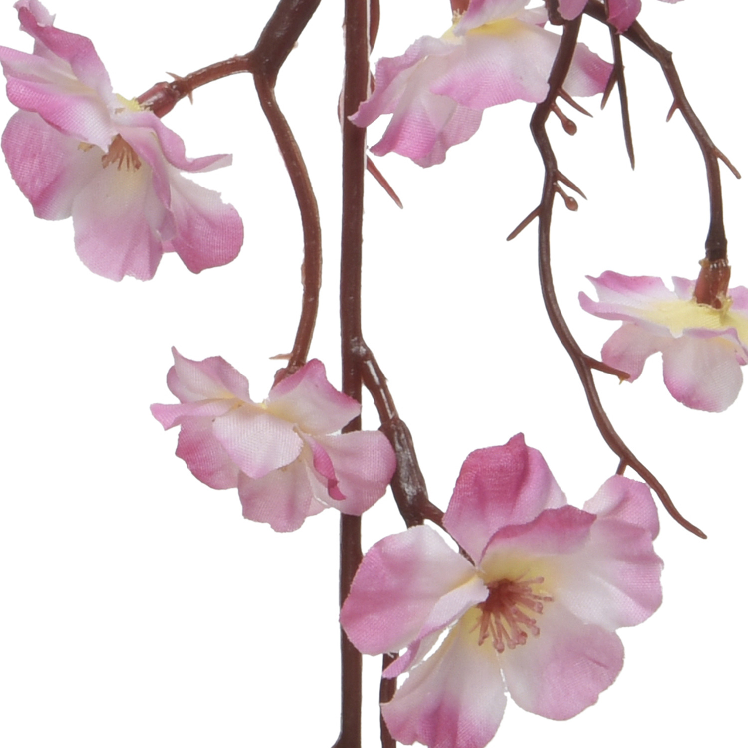 Blumengirlande Kischblüten - Kunstblüten - L: 1,87m - rosa