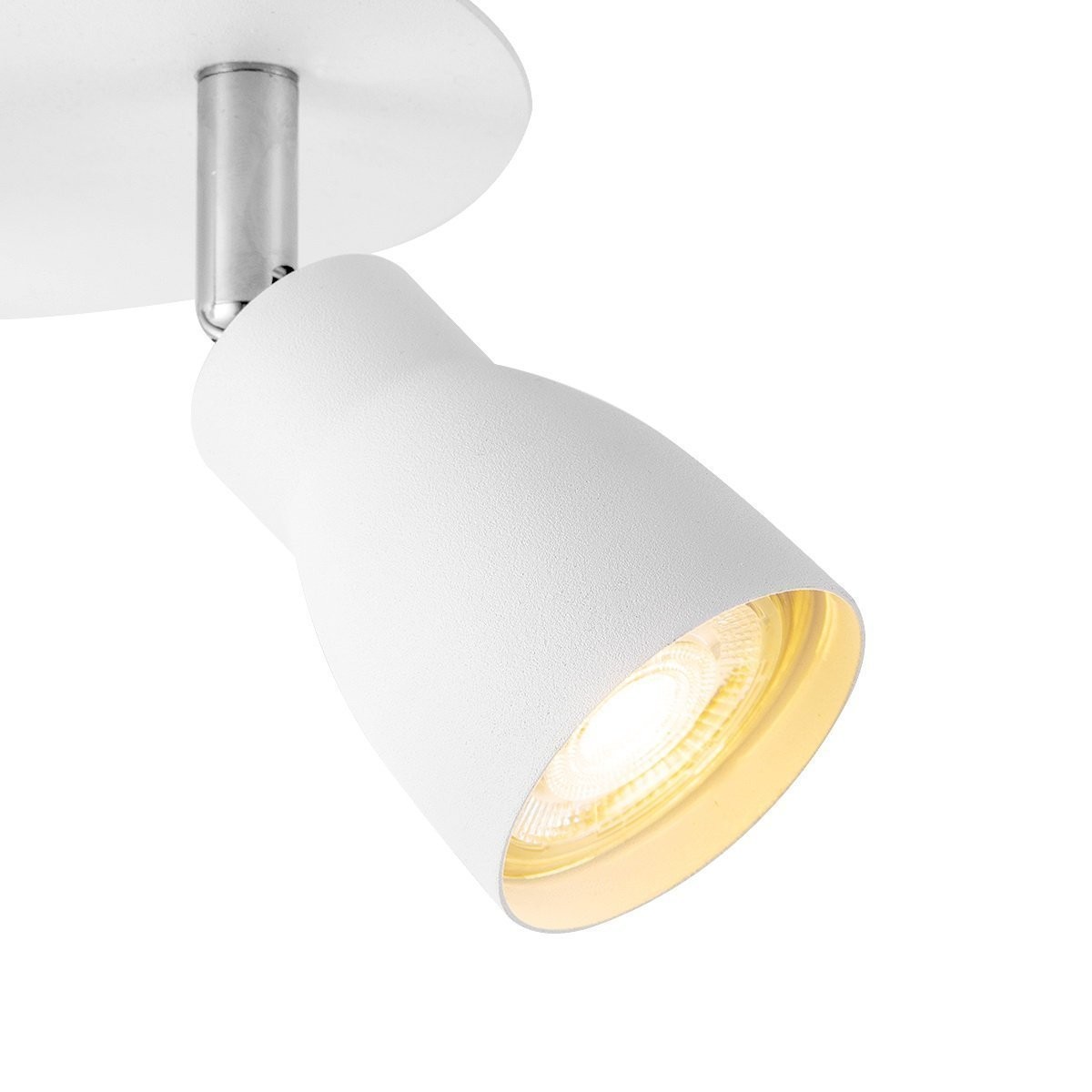 Deckenleuchte / Rondell ALBA weiß - 3fach - inkl. GU10 LED Leuchtmittel