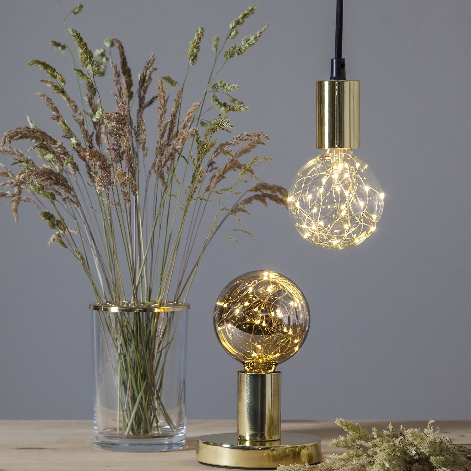 Lampenfassung "Stil" - E27 Fassung - Schalter - L: 3,5m - Textilkabel - Fassung Messing Lampenfassung "Stil" - E27 Fassung - Schalter - L: 3,5m - Textilkabel - Fassung Messing