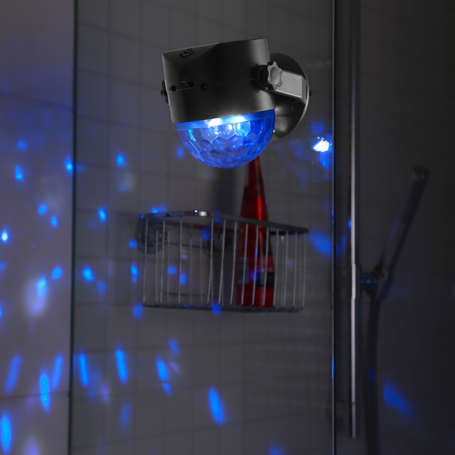 Party Dome Pro - farbenfroher Lichteffekt mit Fernbedienung - Batterie/USB - Saugnapf