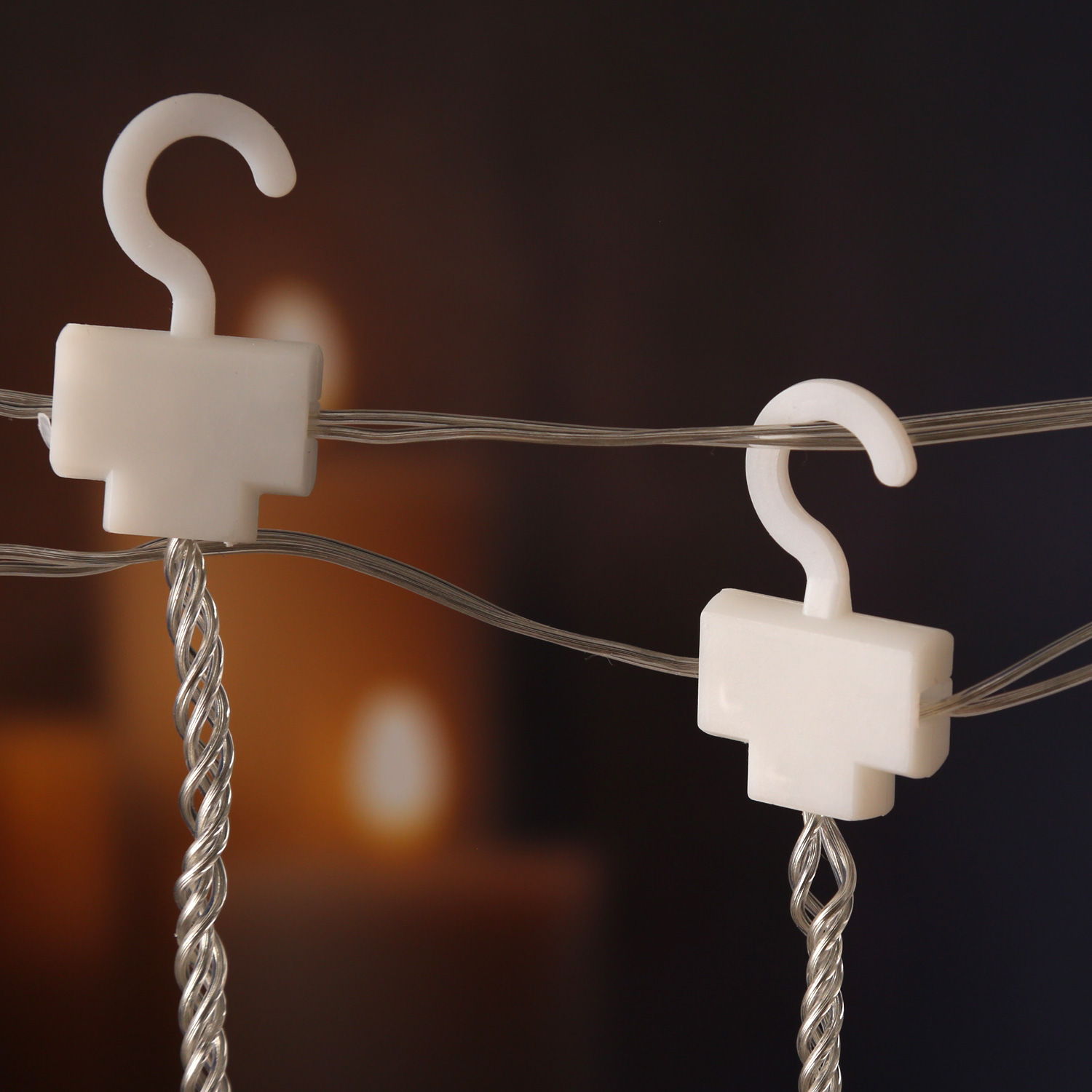 LED Lichtervorhang STERN - 8 kaltweiße LED - L: 0,9m - Timer - Batterie - Haken/Saugnäpfe - Außen LED Lichtervorhang STERN - 8 kaltweiße LED - L: 0,9m - Timer - Batterie - Haken/Saugnäpfe - Außen