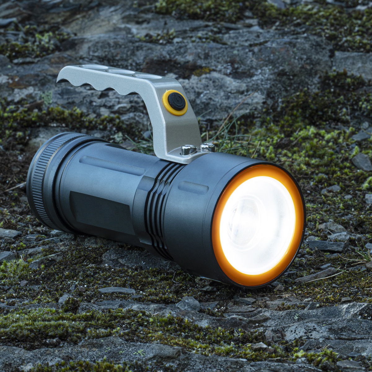 LED Handlampe - kaltweiße LED - 300lm - 6,5 x 15,5 x 5,2cm