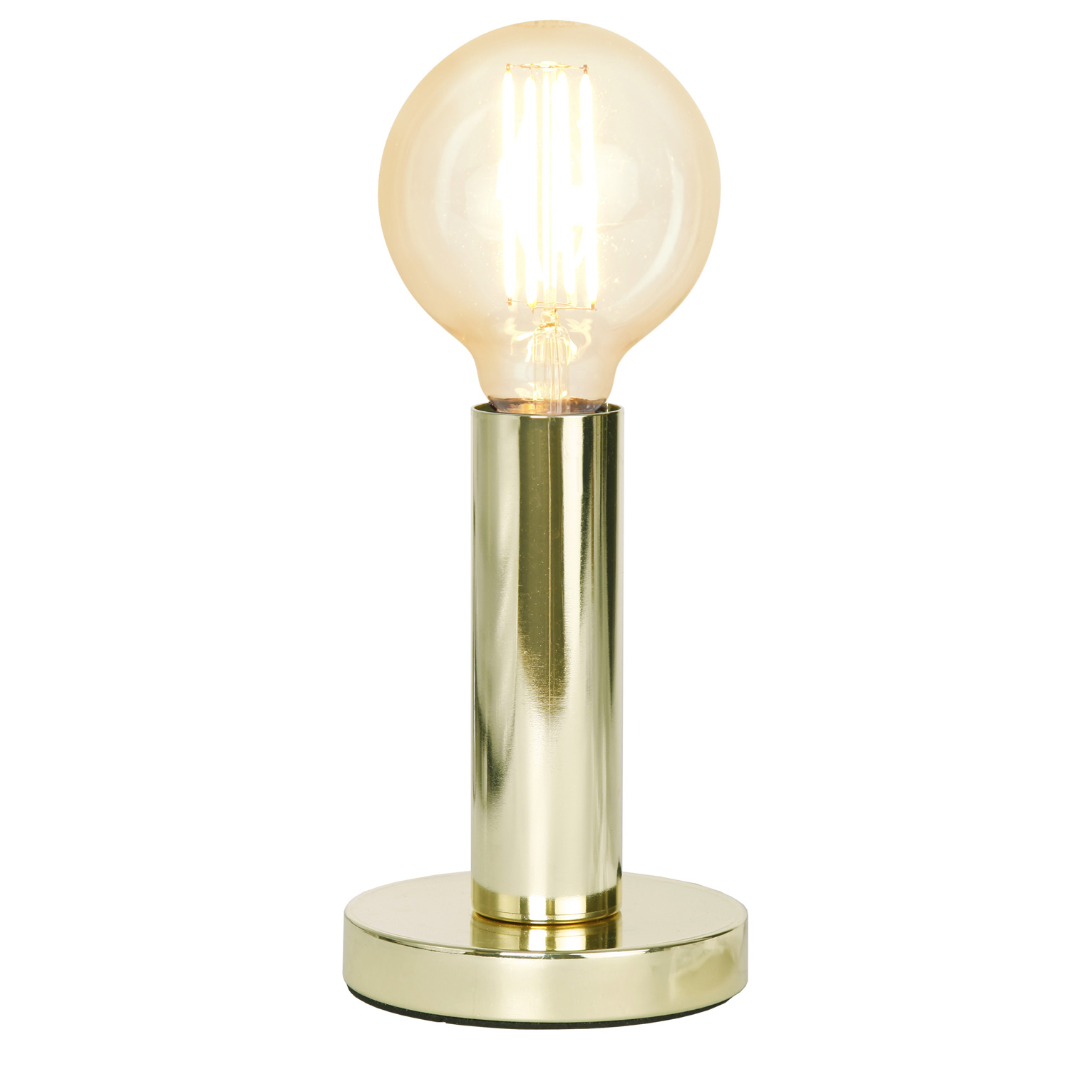 Lampenhalterung | GLANS | E27 | 12cm x 17cm | 180cm Kabel | Röhre lang | stehend | Messing Lampenhalterung | GLANS | E27 | 12cm x 17cm | 180cm Kabel | Röhre lang | stehend | Messing