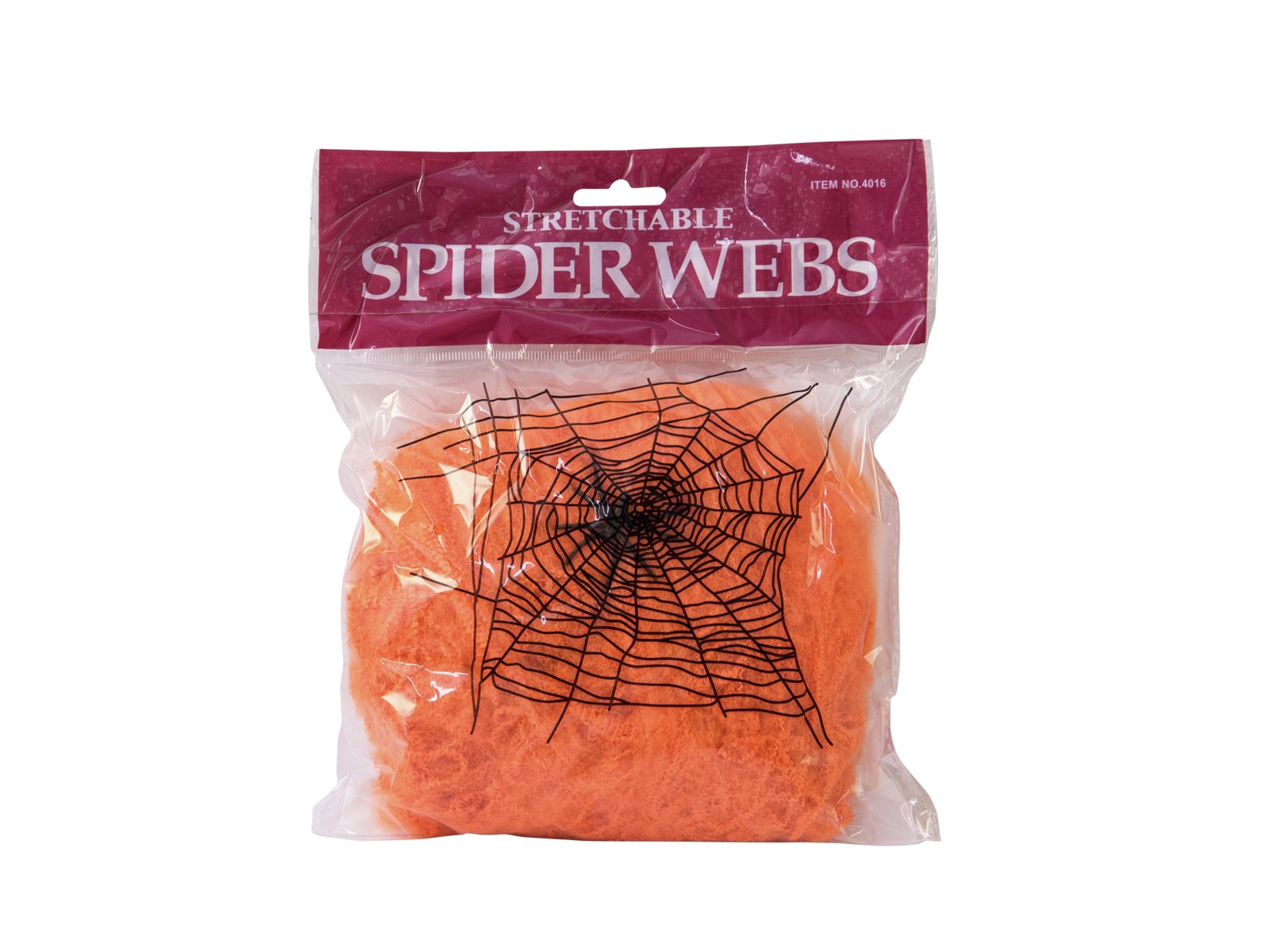 Spinnennetz synthetisch, orange, 20g Packung - Gruseldekoration + 2 Kunststoffspinnen - Spinnweben Spinnennetz synthetisch, orange, 20g Packung - Gruseldekoration + 2 Kunststoffspinnen - Spinnweben