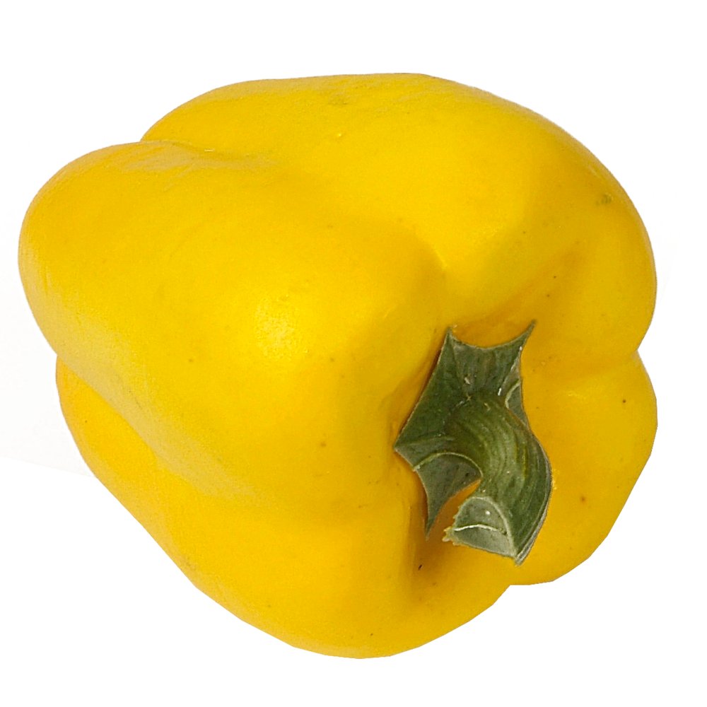 Paprika - Attrappe - Dekogemüse aus Kunststoff, 10x8cm, lichtecht, dauerhaft schön