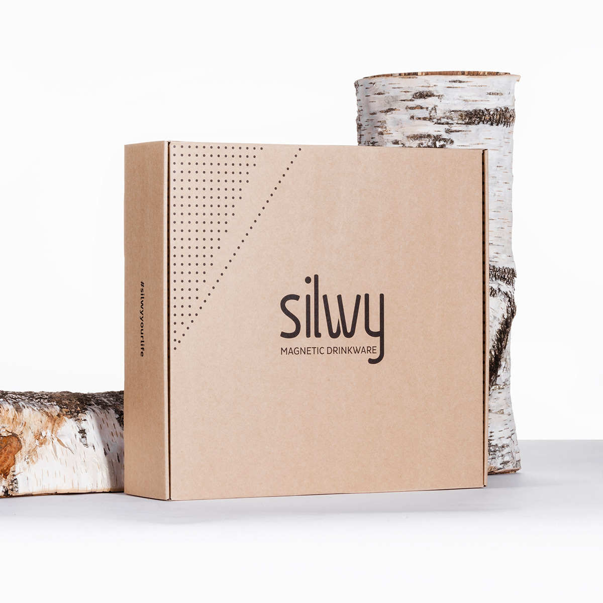 SILWY Prosecco Set - 2 x Kristallgläser + Metall-Nano-Gel-Pads + Prosecco 0,75L - Geschenkbox