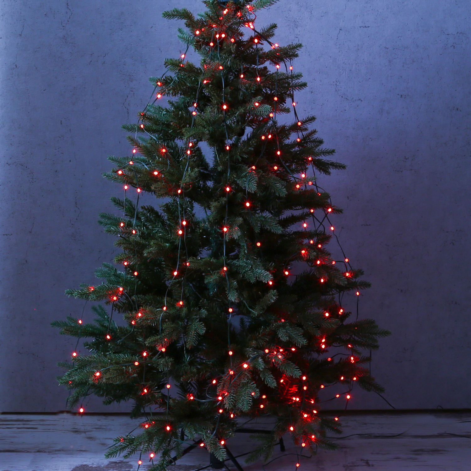 LED Baummantel Lichterkette - 12 Stränge - 252 bunte LED - H: 2,1m - 13 Funktionen - Fernbedienung LED Baummantel Lichterkette - 12 Stränge - 252 bunte LED - H: 2,1m - 13 Funktionen - Fernbedienung