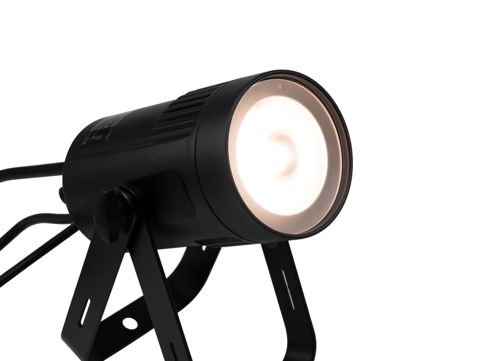 15W LED Hochleistungs-Pinspot - DMX Punktstrahler für Spiegelkugeln - inklusive Fernbedienung - warmweiss WW 3100K
