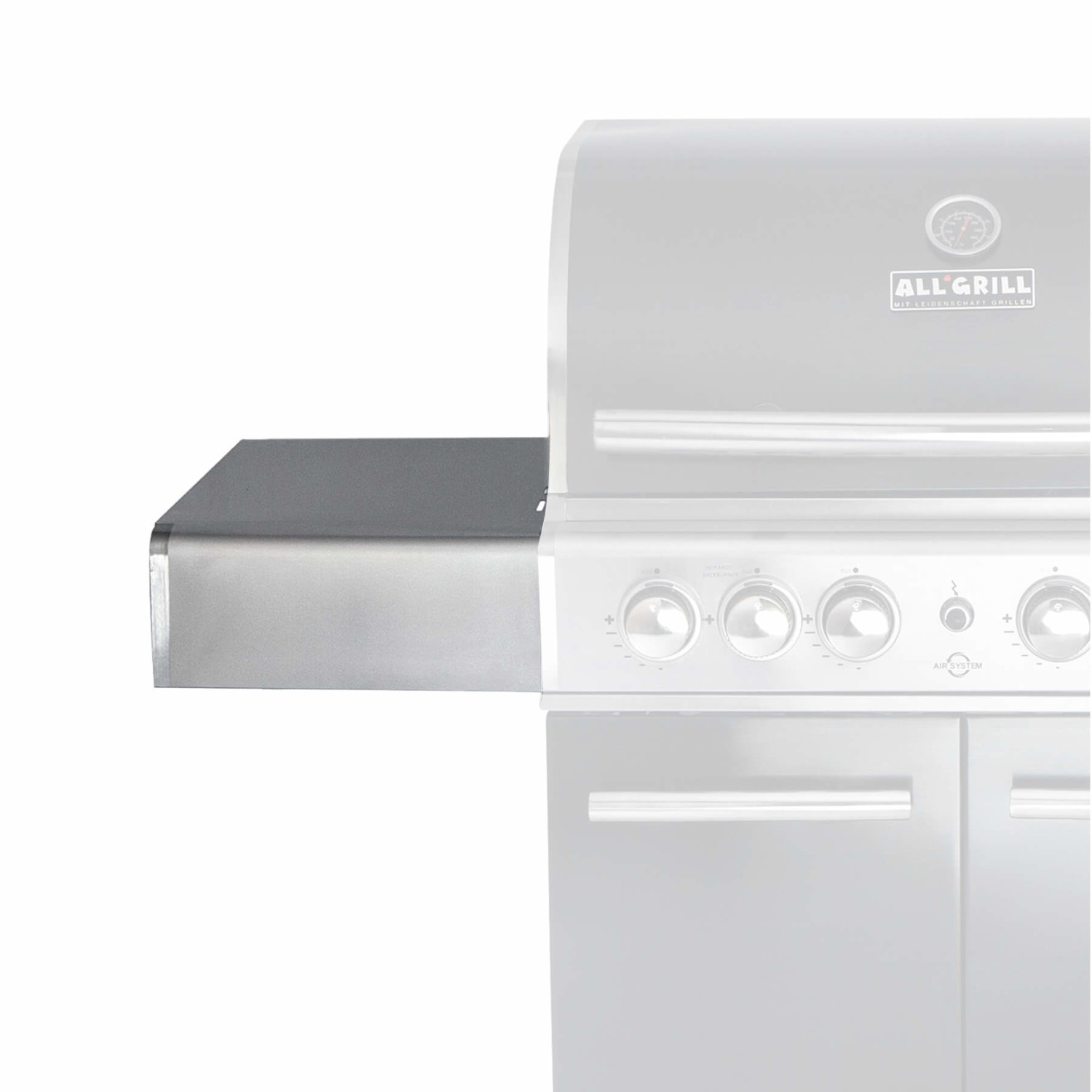 ALL'GRILL CHEF MODUL Seitenablage für Modular CHEF S/M/L/XL - links - Edelstahl