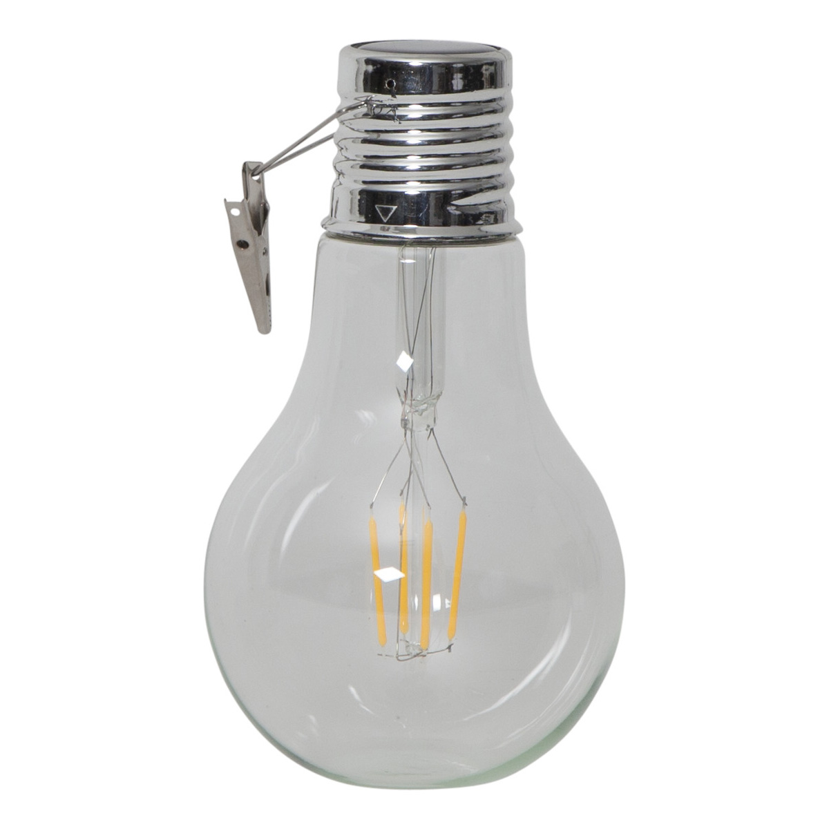 LED Solar XL Glühbirne - warmweißes Filament - H: 18cm - Dämmerungssensor - outdoor - 5 Stück LED Solar XL Glühbirne - warmweißes Filament - H: 18cm - Dämmerungssensor - outdoor - 5 Stück