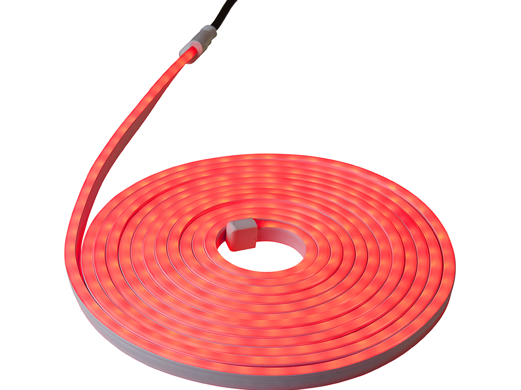 LED-NEON-Lichtschlauch | Zweiseitig | Outdoor | 360 LED | 6m | Rot LED-NEON-Lichtschlauch | Zweiseitig | Outdoor | 360 LED | 6m | Rot