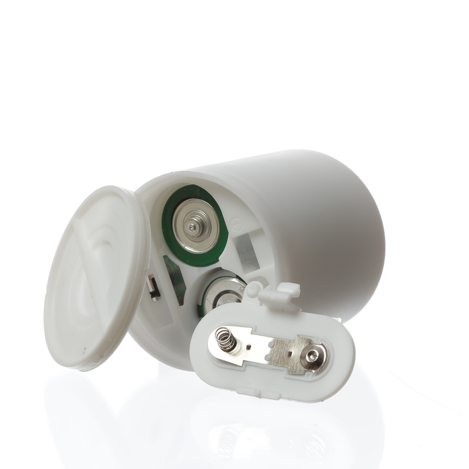 LED Mini Kerze/Grabkerze - H: 10cm/D: 6,1cm - Timer/Sensor - für Innen/Außen - bis 1200h - weiß LED Mini Kerze/Grabkerze - H: 10cm/D: 6,1cm - Timer/Sensor - für Innen/Außen - bis 1200h - weiß